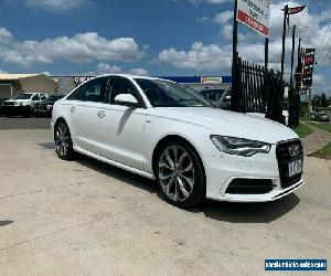 2015 Audi A6 C7 S Line Sedan 4dr S tronic 7sp 2.0DT [MY16] Ibis White Automatic